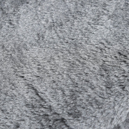 PawHut Hundetreppe 4-stufig, 35 cm Katzentreppe für Bett und Sofa, Haustiertreppe für Hunde und Katzen bis 5 kg, Plüschoptik, Hellgrau