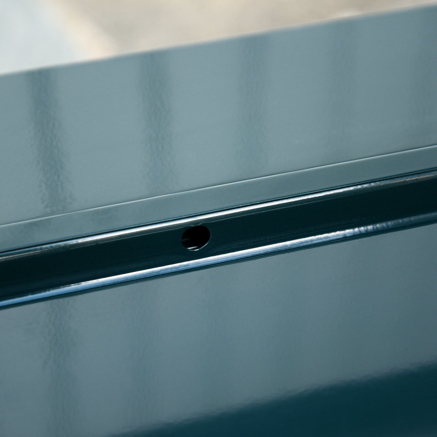 DURHAND Werkzeugkasten Werkzeugkoffer Montage Werkzeugkiste leer platzsparend mit 5 Fächer aufklappbar stabil Stahl (SPCC) Dunkelgrün 45 x 20 x 34,5 cm