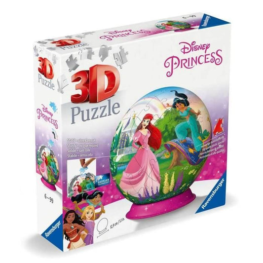 3D Ball Disney Princesses Puzzle - Ages 6 and up - Ravensburger - 11579