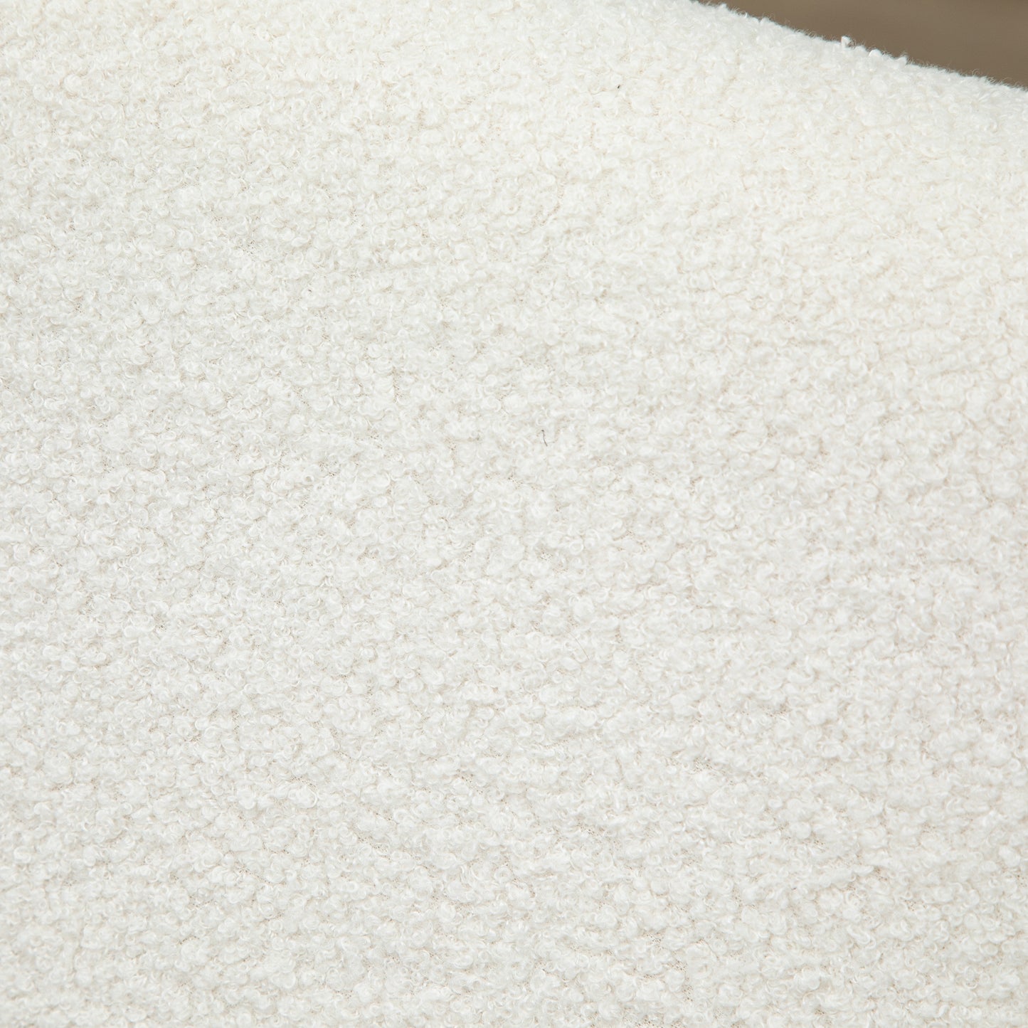 HOMCOM Schaukelstuhl mit Holzrahmen gepolstert Relax Stuhl Sessel Stuhl Wohnzimmersessel Lounge mit gepolsterter Sitzfläche Kautschukholz Cremeweiß 60 x 81 x 71 cm