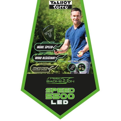 Speedbadminton Set - SCHILDKRÖT - SPEED 5500 LED Set