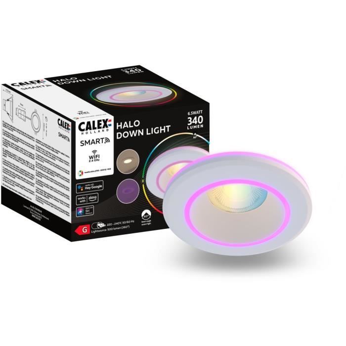 LED recessed spotlight - CALEX - SMART HALO DOWNLIGHT - 500 ml - White