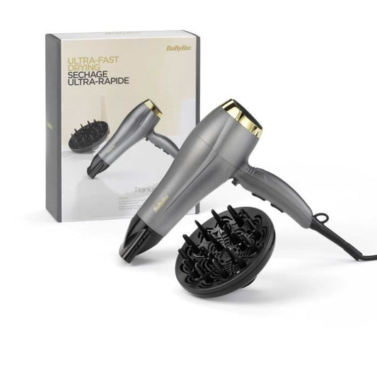Titanium Gold 2300 Hairdryer - BABYLISS - 5513TE - 2300 W - 3 temperatures / 2 speeds