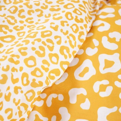 TODAY Funny children's bedding set - 140x200 cm - 100% Cotton - leopard print
