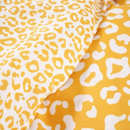 TODAY Funny children's bedding set - 140x200 cm - 100% Cotton - leopard print