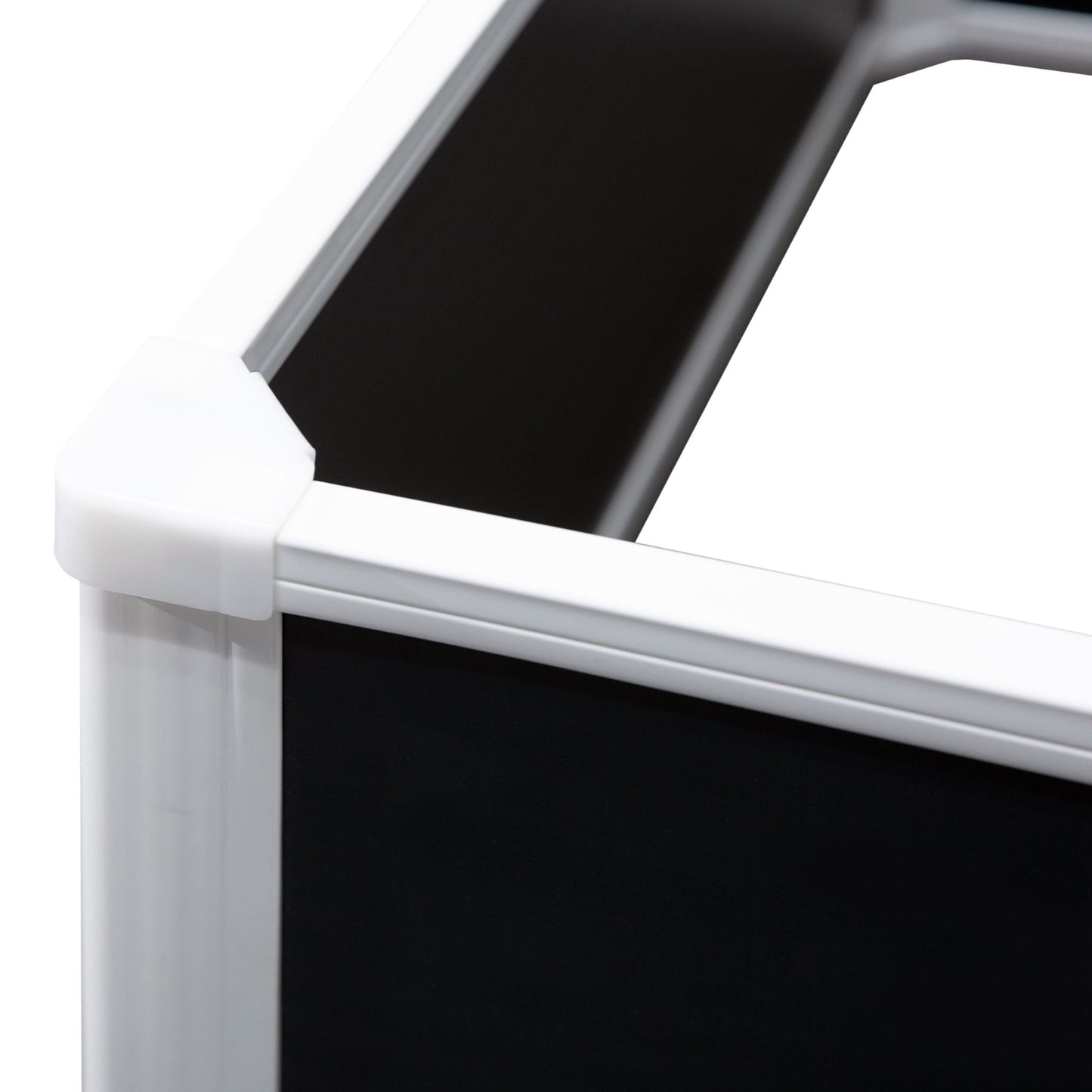 Outsunny Hochbeet, Pflanzkasten, mit Drainagefunktion, Schutz vor Schädlingen, Kunststoff, grau, 100 x 80 x 30 cm