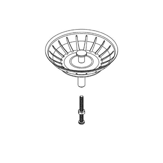 Grohe Bonde Grille A sink, emptying