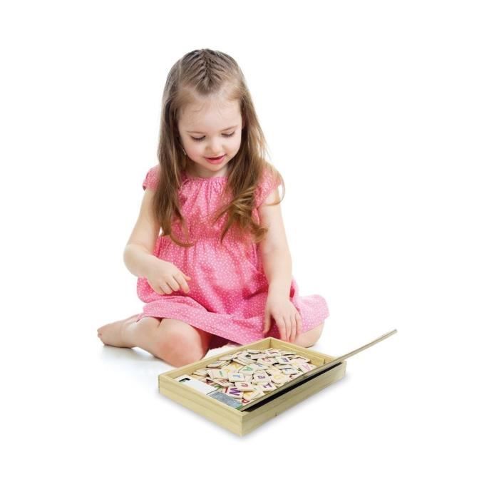 Bio Toys - Bilingual French / English Word School - Wooden Game