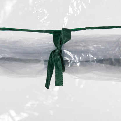 Outsunny Gewächshaus Treibhaus Tomatenhaus Frühbeet mit Tür zum Aufrollen Stahl Kunststoff Transparent 100x50x150cm