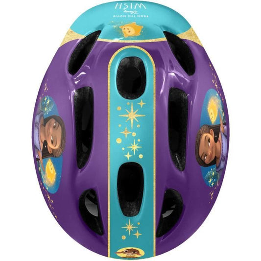 Sports helmet - DISNEY - WISH - Size S - Adjustable head circumference 53/56cm - Ventilation and internal foam for greater comfort