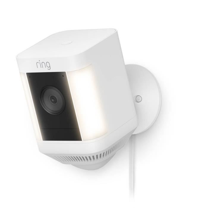 RING Spotlight Plus Plug-in Surveillance Camera - White - EU