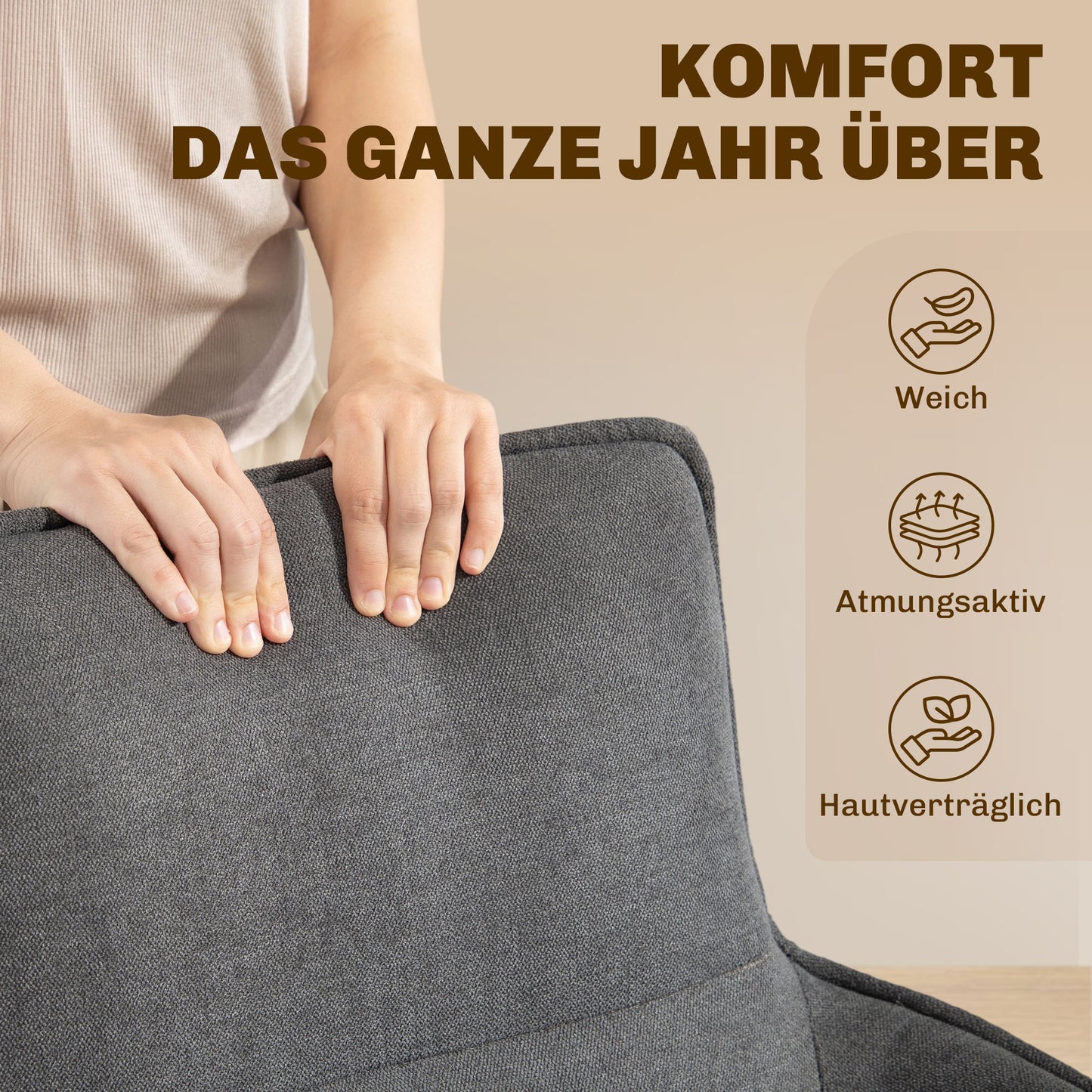 HOMCOM 2er-Set Esszimmerstühle, drehbar, weich gepolstert, Armlehnen, Metallbeine, Dunkelgrau