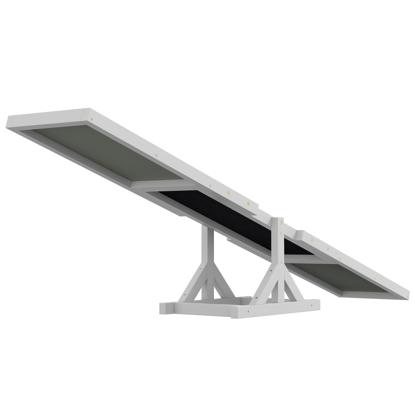 PawHut Hundewippe für Agility Training, rutschfest, bis 50 kg belastbar, 180 x 30 x 30 cm