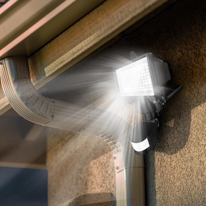 LUMI JARDIN Cooper Black solar floodlight - H 22 cm - Black