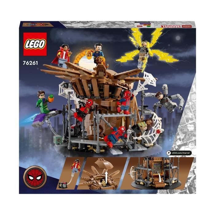 LEGO Marvel 76261 Spider-Man's Last Stand: No Way Home, Toy with 3 Peter Parkers, Green Goblin, Electro