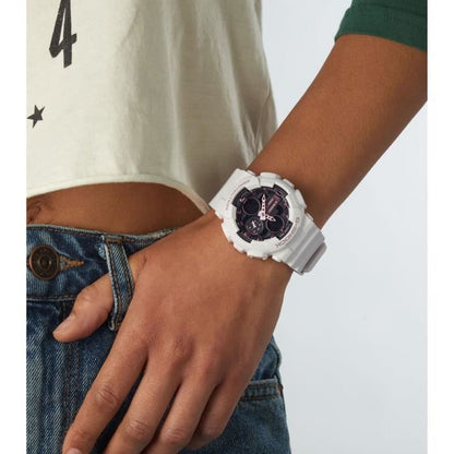 Casio G-Shock Classic Women's Watch White - CASIO - Quartz - Dual Display - Adult - Plastic - Round