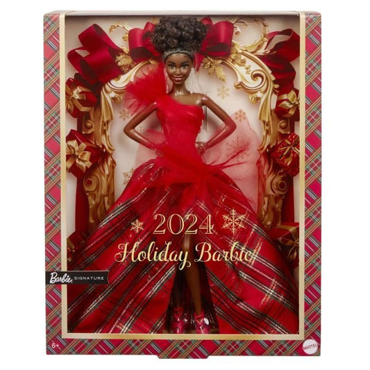 BARBIE Doll Merry Christmas Brunette HRM62