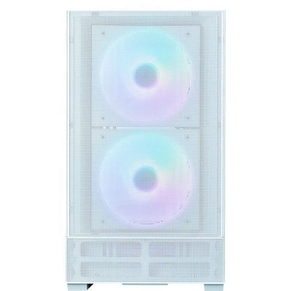 Mini Tower PC case without power supply - ZALMAN P30 AIR (White) - Micro ATX/Mini-ITX - 3x140mm A-RGB - Mesh - USB-C/3.0/HD Audio