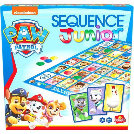 Board game - GOLIATH - Junior Paw Patrol Sequence - Family game for 3 year olds