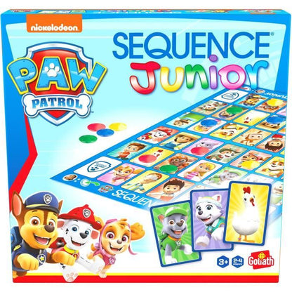 Board game - GOLIATH - Junior Paw Patrol Sequence - Family game for 3 year olds