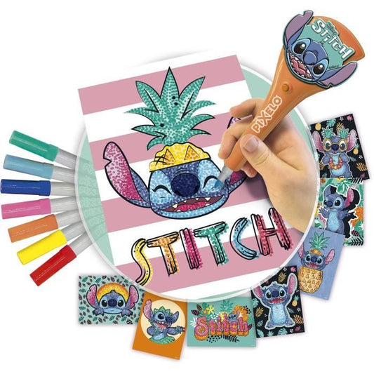TOY - LANSAY - Pixelo Stitch - 8 illustrations - Multicolor - From 6 years old