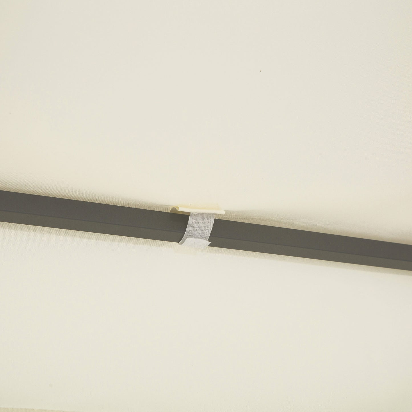 Outsunny Ersatzdach für Metallpavillon 3x4m wasserabweisend Pavillondach mit Doppeldach, Ersatzbezug für Gartenpavillon Partyzelt Gartenzelt Polyester Cremeweiß