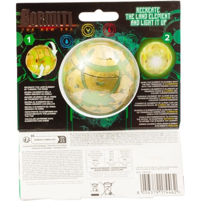 Electronic Elesphere - GORMITI - Earth light effects - from 4 years old - GRV012