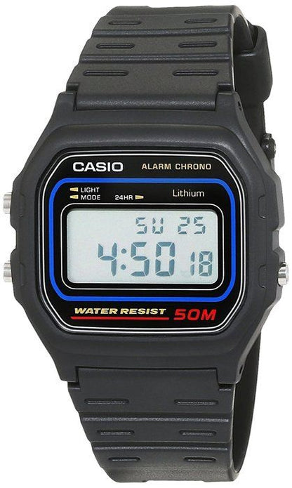 CASIO Women's W-59-1VQES Chronograph Watch