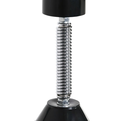 HOMCOM Boxgestell, mit Speedball, drehbarer Reflexstange, höhenverstellbar, klappbar, Stahl, 79 x 72 x 20cm