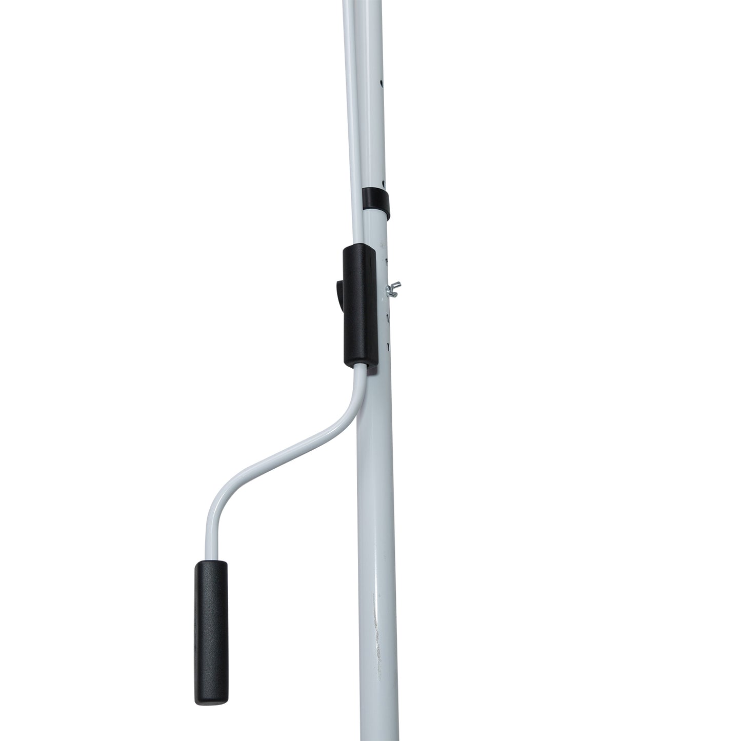 Outsunny Klemmmarkise mit Handkurbel höhenverstellbar Gelenkarmmarkise schmutzabweisend, witterungsbeständig Balkonmarkise 150cm breit Terrassenmarkise für Terrasse Balkon Veranda Grau