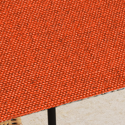 Outsunny Ersatzdach für Gartenpavillon, Polyester, 2,98 x 2,95 m, Orange