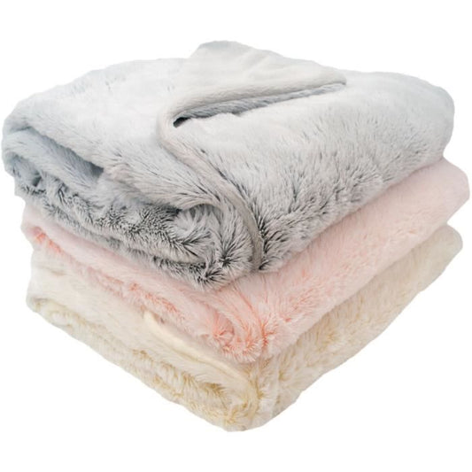 DOMIVA Snow blanket with micro-soft lining - 75 x 100 cm - Mouse