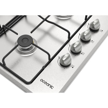 OCEANIC 4-burner table - Stainless steel gas