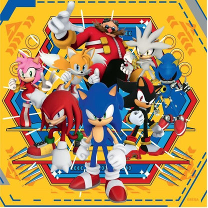 Ravensburger-Puzzles 3x49 pieces - The adventures of Sonic-4005555011330-From 5 years old