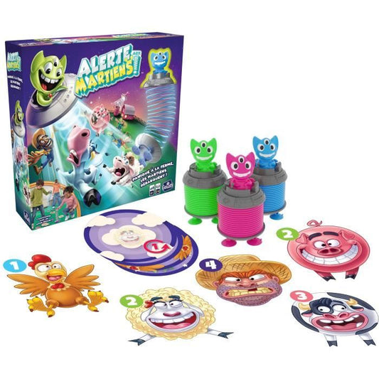 Board games - GOLIATH - Martian alert - Remove animals and score points! Ages 6 and up