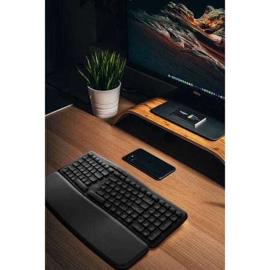 Ergonomic wireless keyboard - MOBILITY LAB - ML313153 - Concave keys - Windows