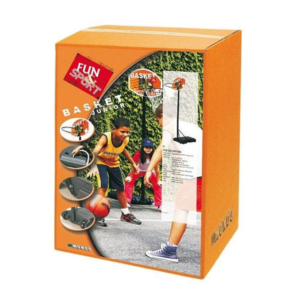 MONDO Junior adjustable basketball hoop from 165 to 205 cm