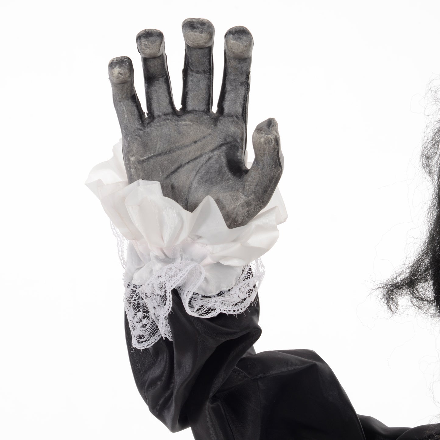 HOMCOM Horrorpuppe, Helloweendeko, gruselige Stimme & Musik, rote Augen, beweglich, 160 cm