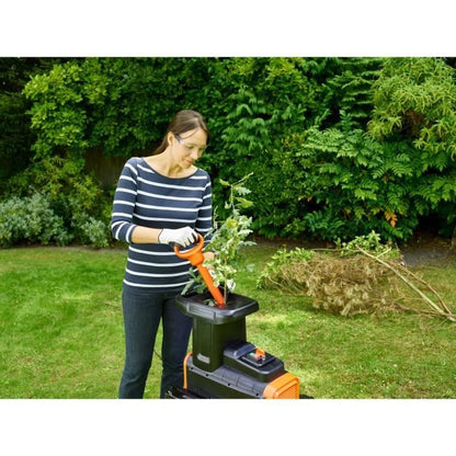 Black+Decker Fire plant crusher 2800W - BEGAS5800 -QS - 45 mm grinding capacity - 45 l collector tank