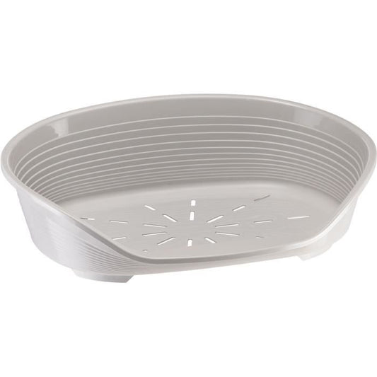 SIESTA DELUXE Basket-Basket Size 8 - 82*59.5*25 cm - Light Grey - FERPLAST