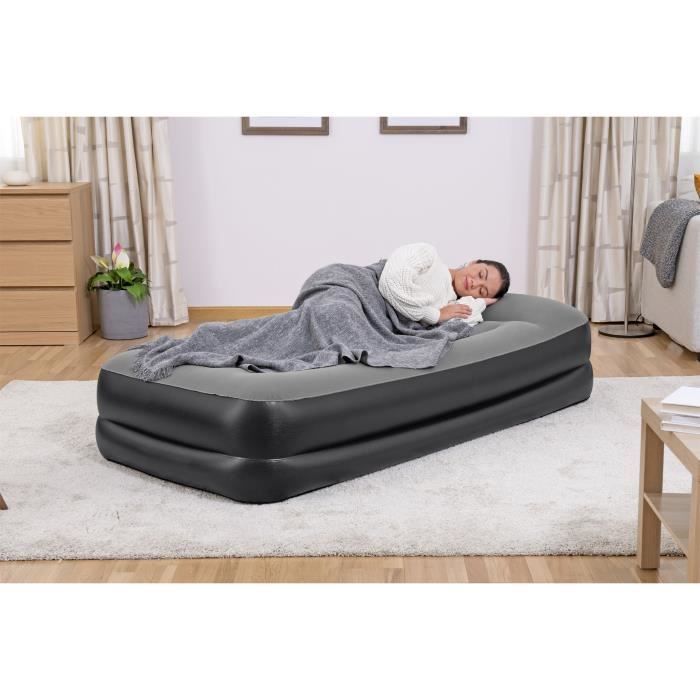 Inflatable bed - BESTWAY - Tritech 1P - 1 place - 191x97x46 cm with integrated electric pump