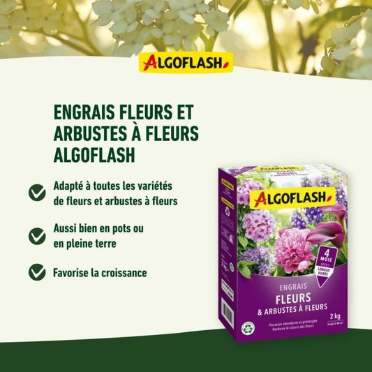 Flowers and flower fertilizers - Algoflash Naturasol - 2 kg