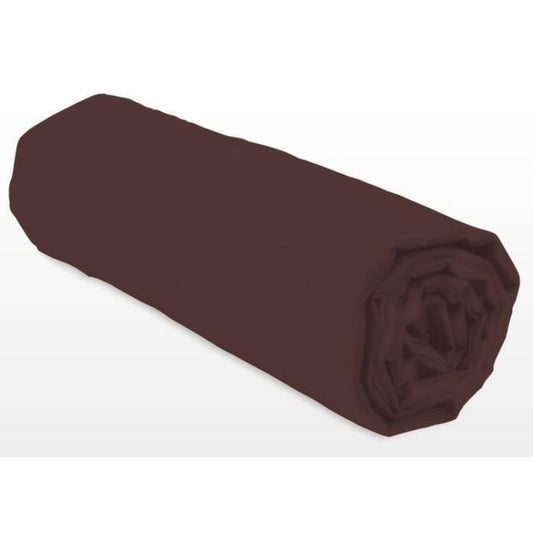 Fitted sheet - LOVELY HOME - LH71601 - 90x190+25 cm - Brown