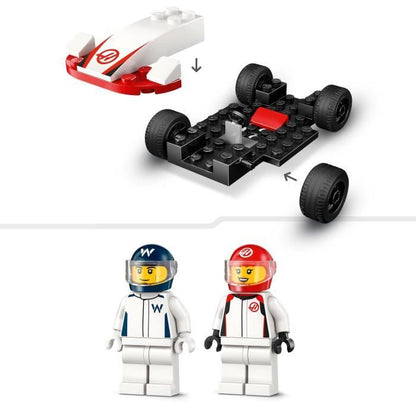 LEGO City 60464 Williams Racing and Haas F1 Racing Cars - Toy for 4 year olds