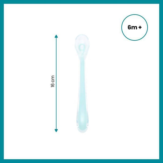 BABYMOOV Baby Spoons - First Age Silicone Spoons