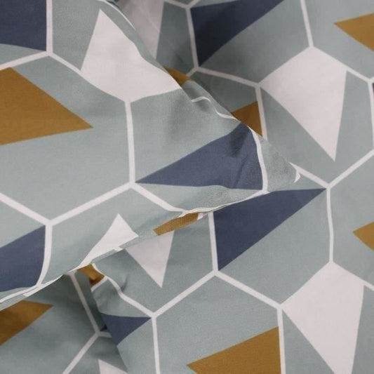 TODAY BEDDING SET - DUVET COVER 220X240 + 2 PILLOWCASES 63X63 - 100% COTTON 57 thread count - Mawira 2.19