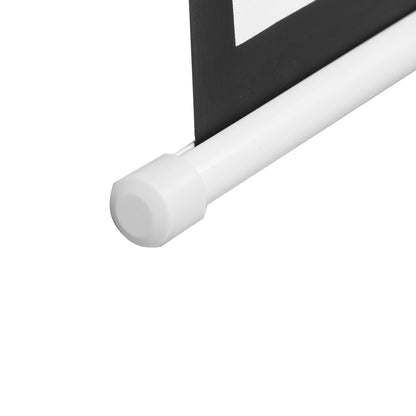 HOMCOM Beamer Leinwand 203 x 152 cm 100 Zoll 4:3/ 16:9 Projektionsleinwand Manuell für Heimkino