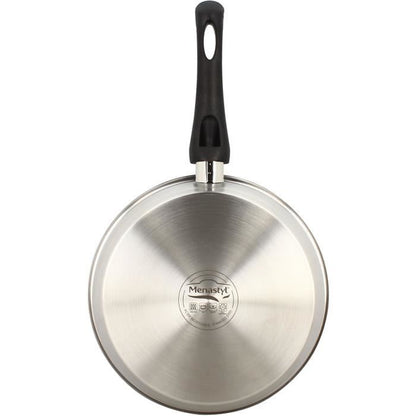 Frying pan - MENASTYL - 6020247 - Stainless steel - 28 cm - Suitable for all hobs including induction