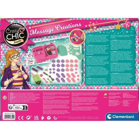 Clementoni - Crazy Chic - Creation of jewelry and accessories - 7 years old