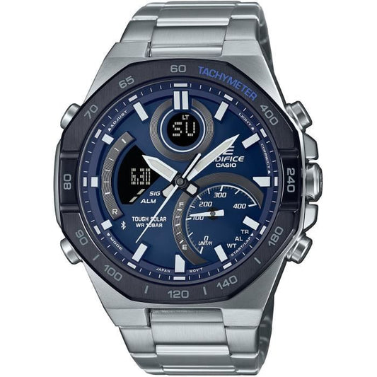 Watch - CASIO - ECB-950DB-2AEF - 51.2mm - Bluetooth - Solar - Waterproof 10 bars